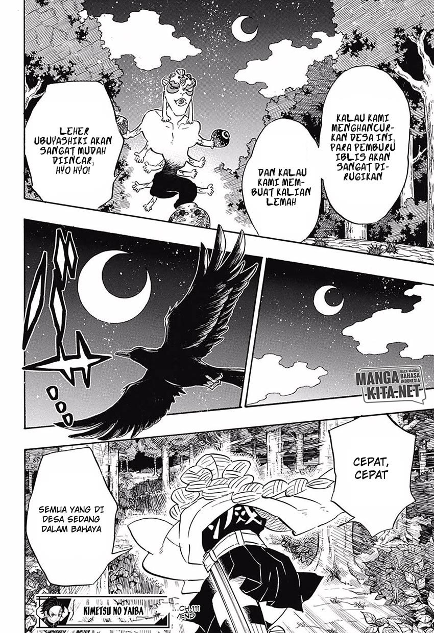 Kimetsu no Yaiba chapter 111